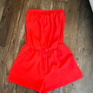 Tyche red Romper